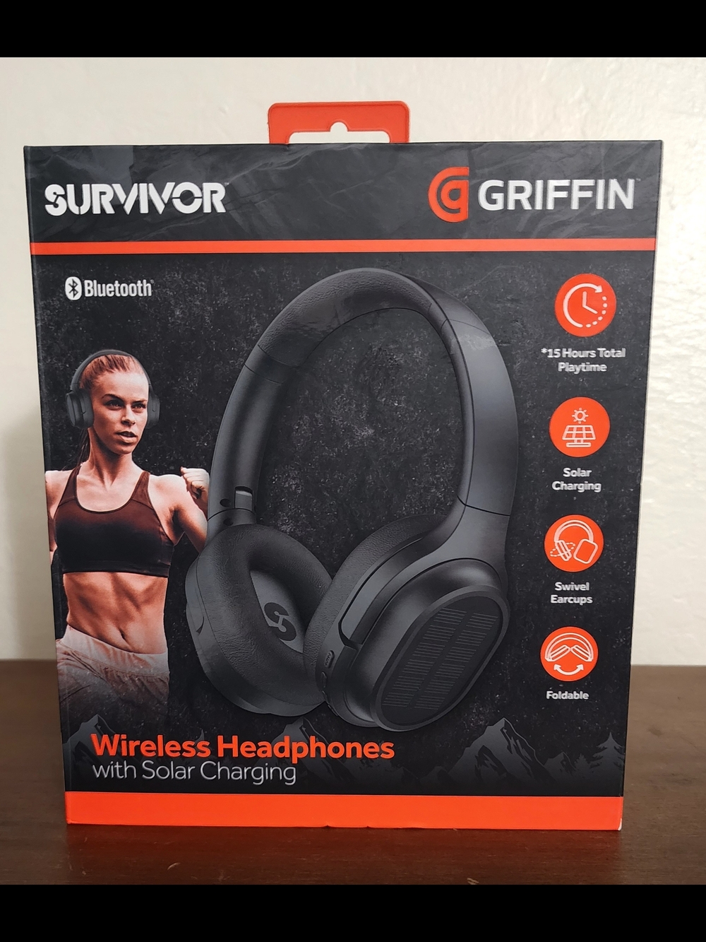 Griffin Survivor Wireless Headphones - Black
